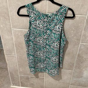 Saint Topaz West sleeveless top, business casual, summer, office SZ M